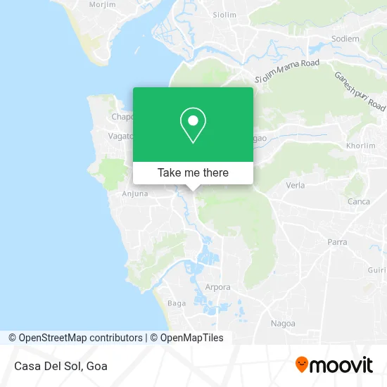 Casa Del Sol map