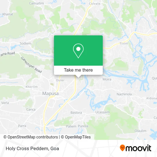 Holy Cross Peddem map