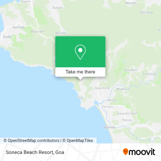 Soneca Beach Resort map