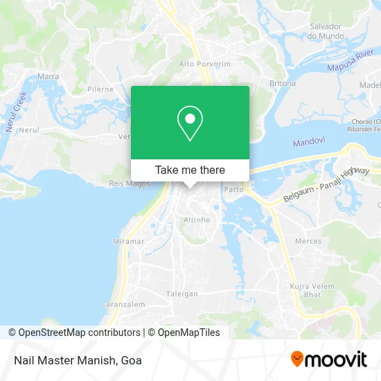 Nail Master Manish map