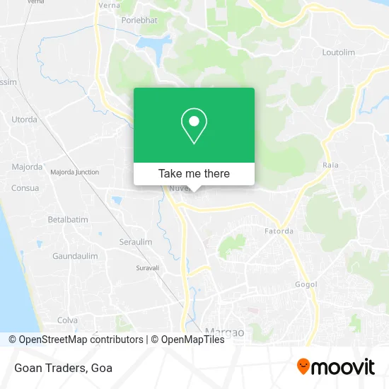 Goan Traders map