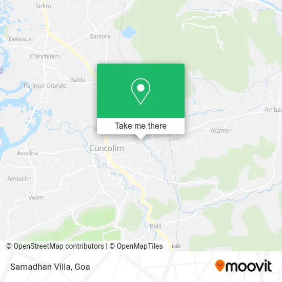 Samadhan Villa map