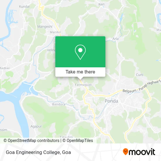 Goa Engineering College map