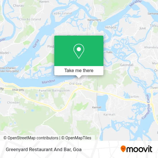 Greenyard Restaurant And Bar map