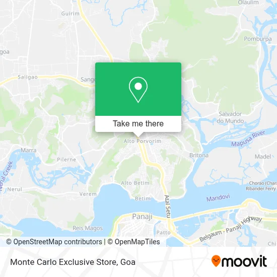 Monte Carlo Exclusive Store map