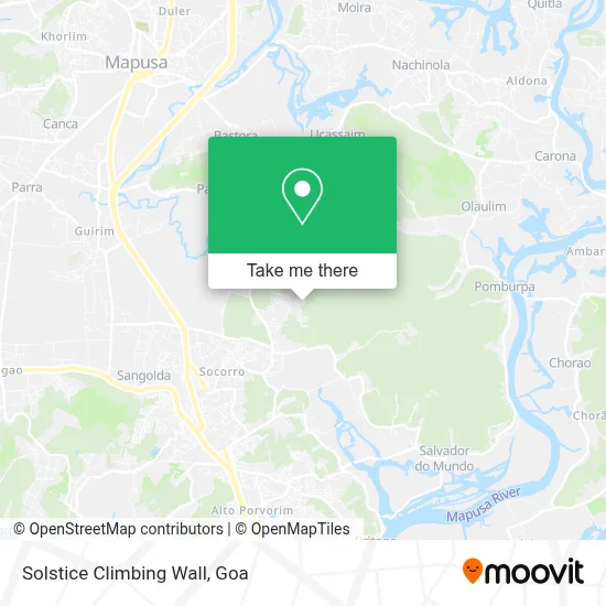 Solstice Climbing Wall map