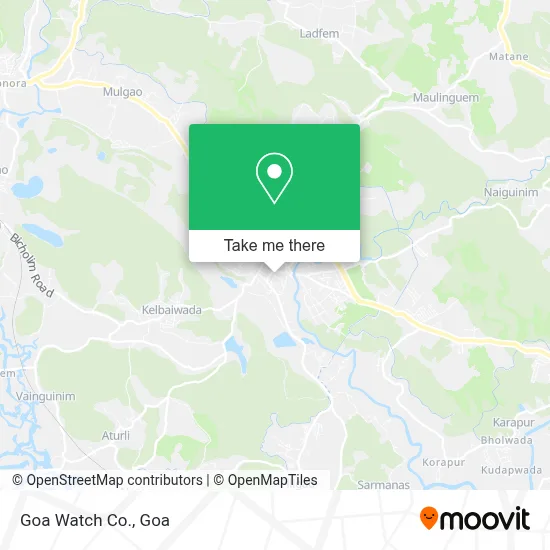Goa Watch Co. map