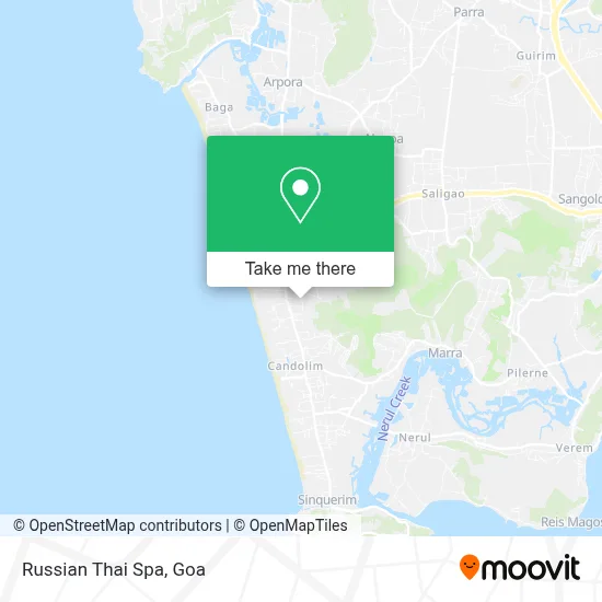 Russian Thai Spa map