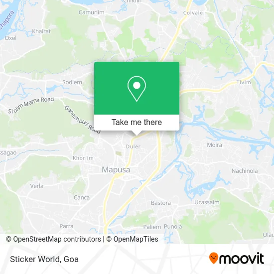 Sticker World map