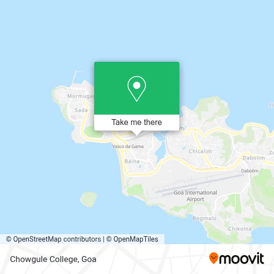 Chowgule College map