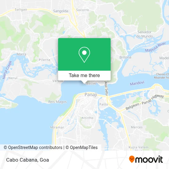 Cabo Cabana map