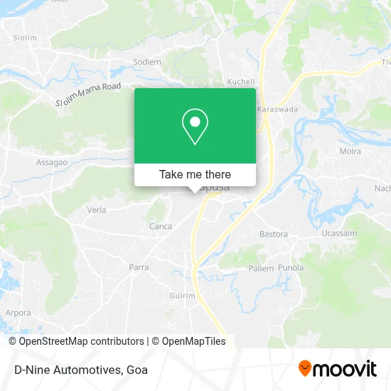 D-Nine Automotives map