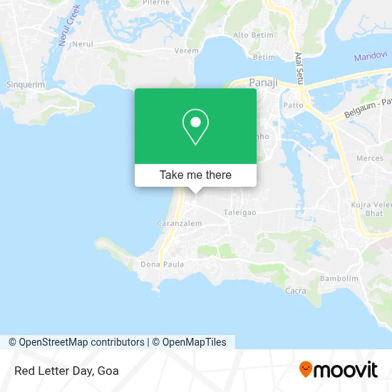 Red Letter Day map