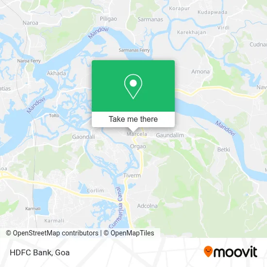 Hdfc Bank map