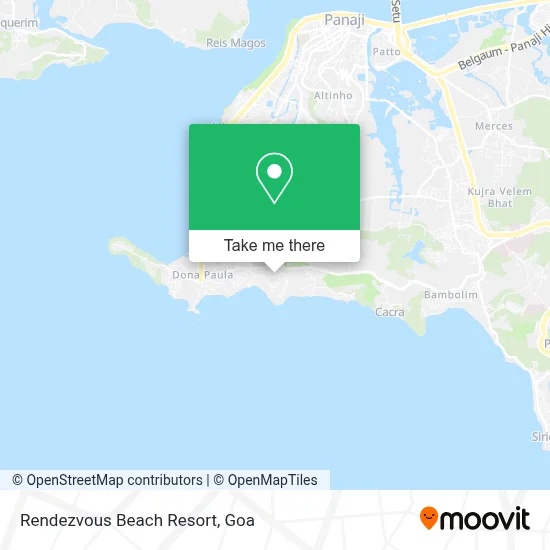 Rendezvous Beach Resort map
