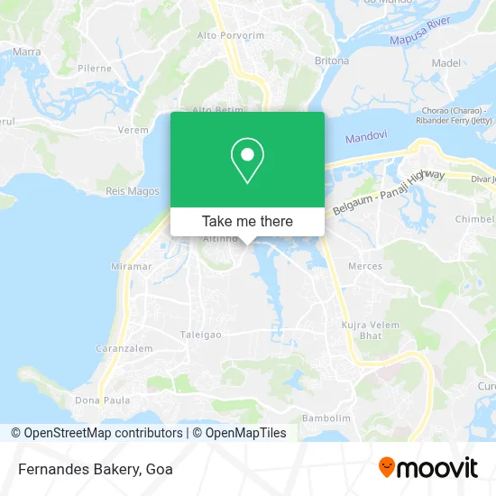 Fernandes Bakery map