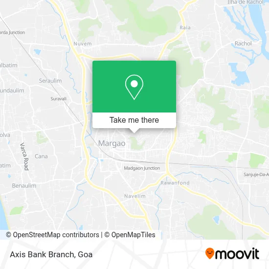 Axis Bank Branch map