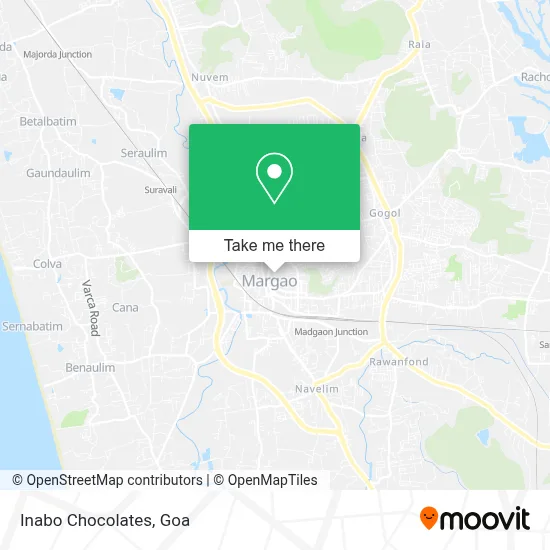 Inabo Chocolates map