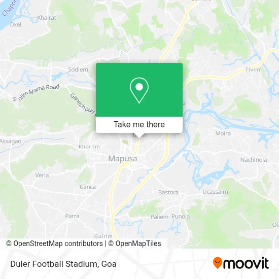 Duler Football Stadium map
