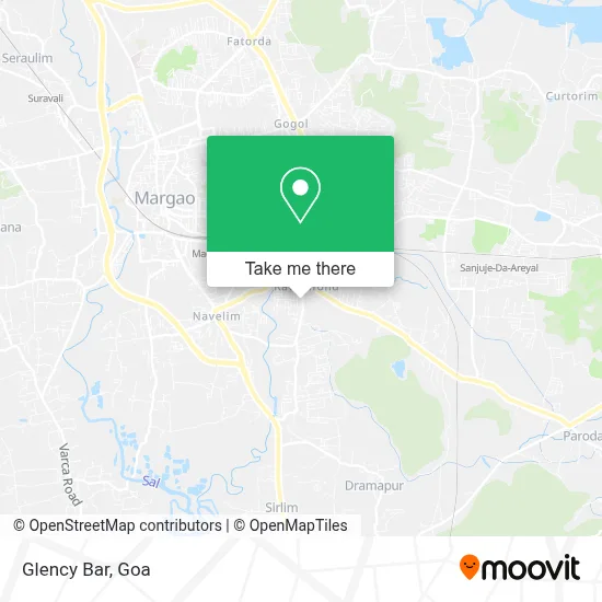 Glency Bar map
