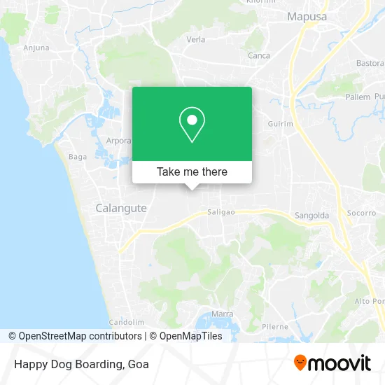 Happy Dog Boarding map