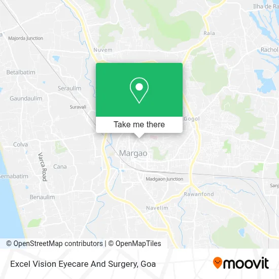 Excel Vision Eyecare And Surgery map