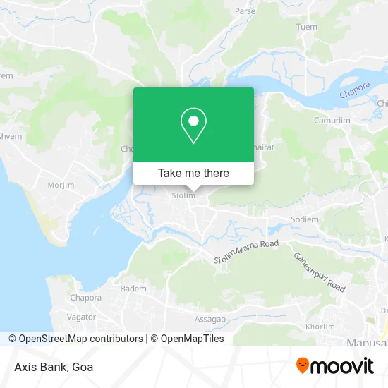 Axis Bank map