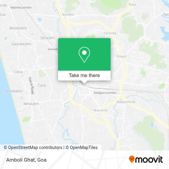Amboli Ghat map