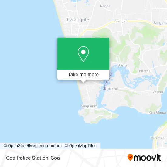 Goa Police Station map