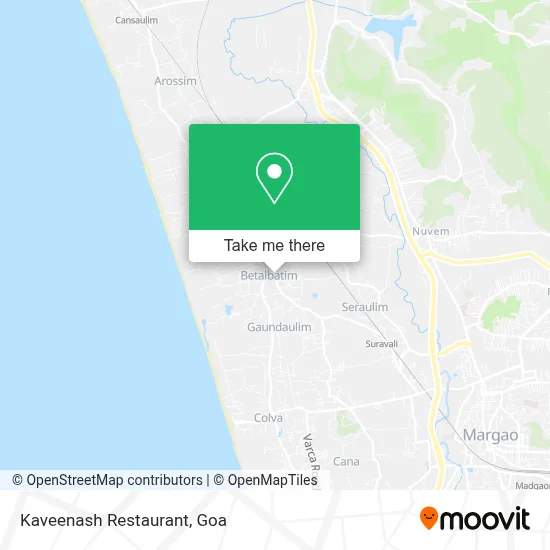 Kaveenash Restaurant map