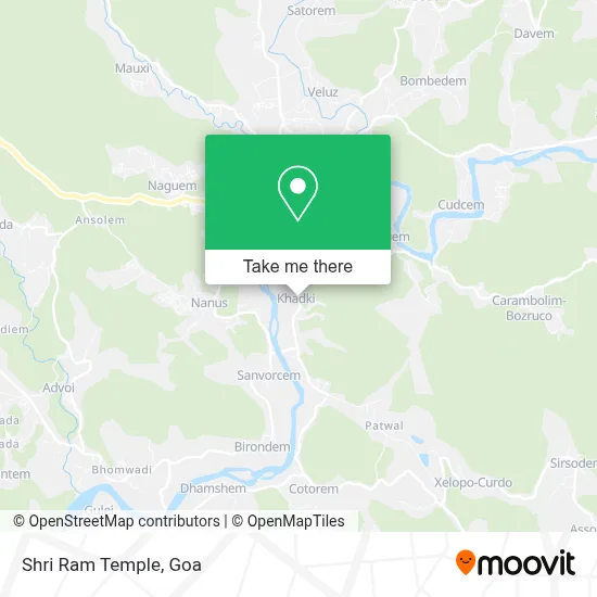 Shri Ram Temple map