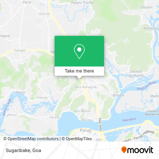 Sugaribake map
