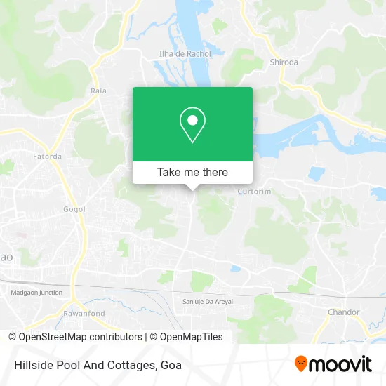 Hillside Pool And Cottages map
