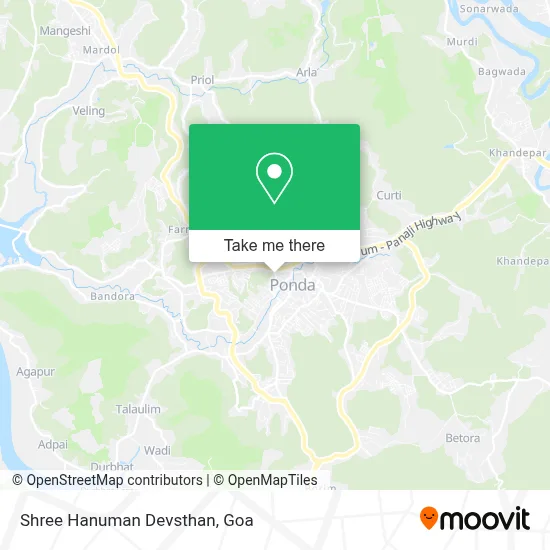 Shree Hanuman Devsthan map