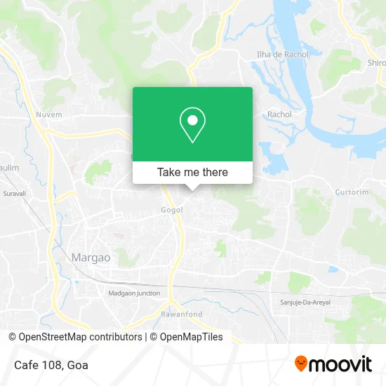 Cafe 108 map