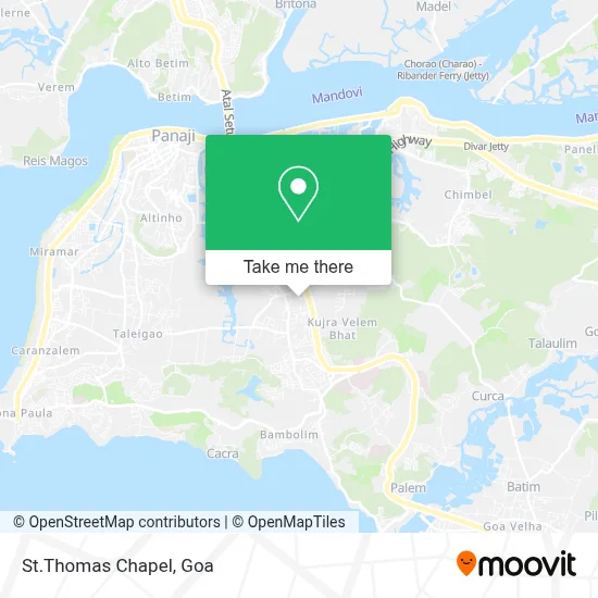 St.Thomas Chapel map