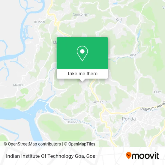 Indian Institute Of Technology Goa map
