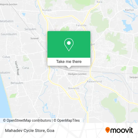Mahadev Cycle Store map