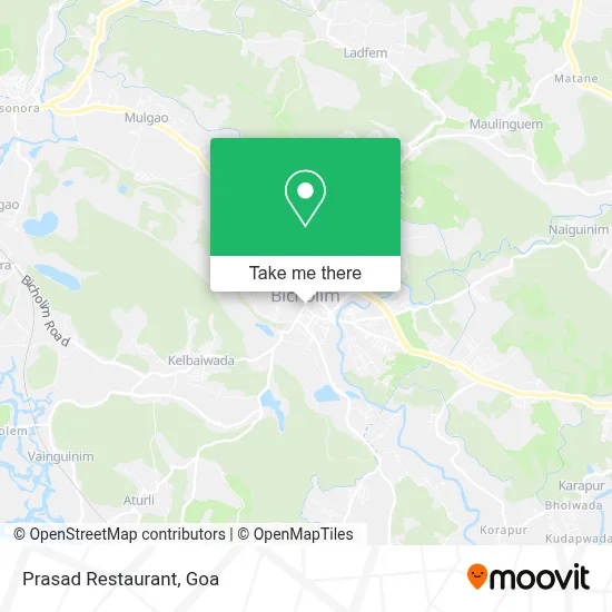 Prasad Restaurant map