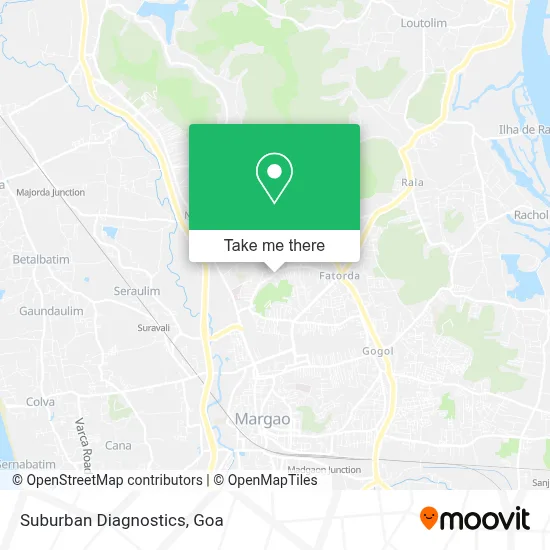 Suburban Diagnostics map