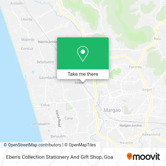 Eben's Collection Stationery And Gift Shop map