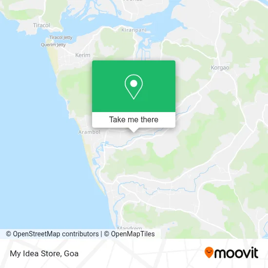 My Idea Store map