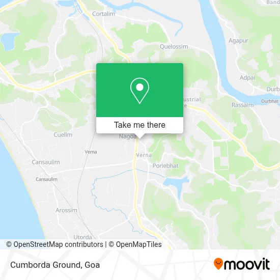 Cumborda Ground map