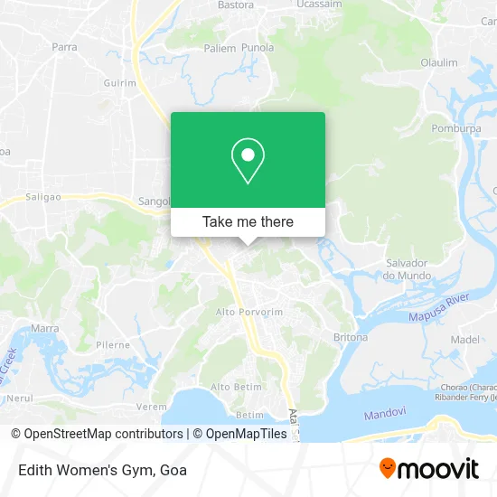 Edith Women's Gym map