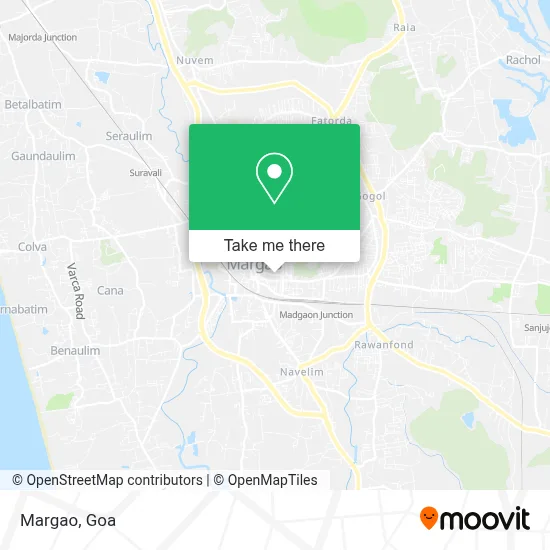 Margao map