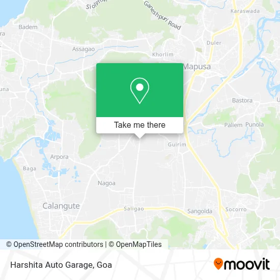 Harshita Auto Garage map