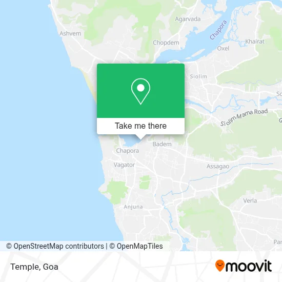 Temple map