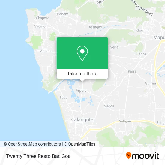 Twenty Three Resto Bar map