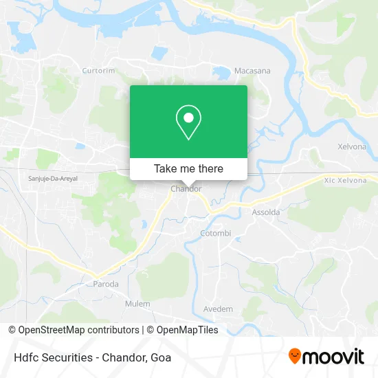 Hdfc Securities - Chandor map