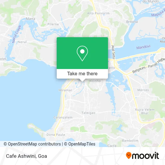 Cafe Ashwini map